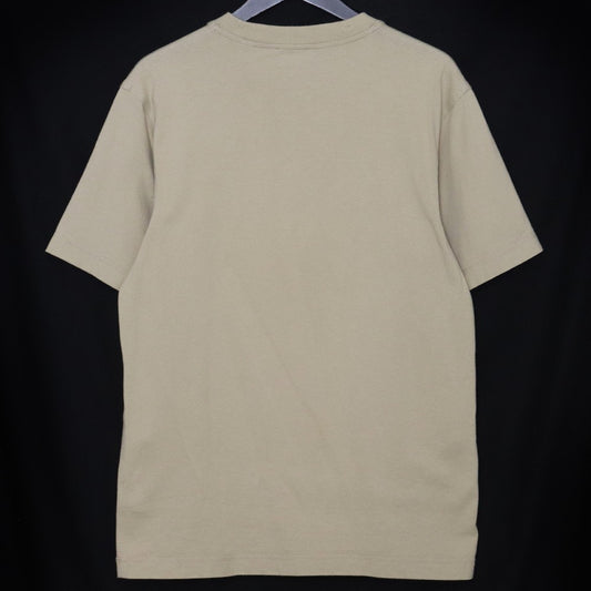 BURBERRY Equestrian Knight Cotton T-Shirt Khaki Size S