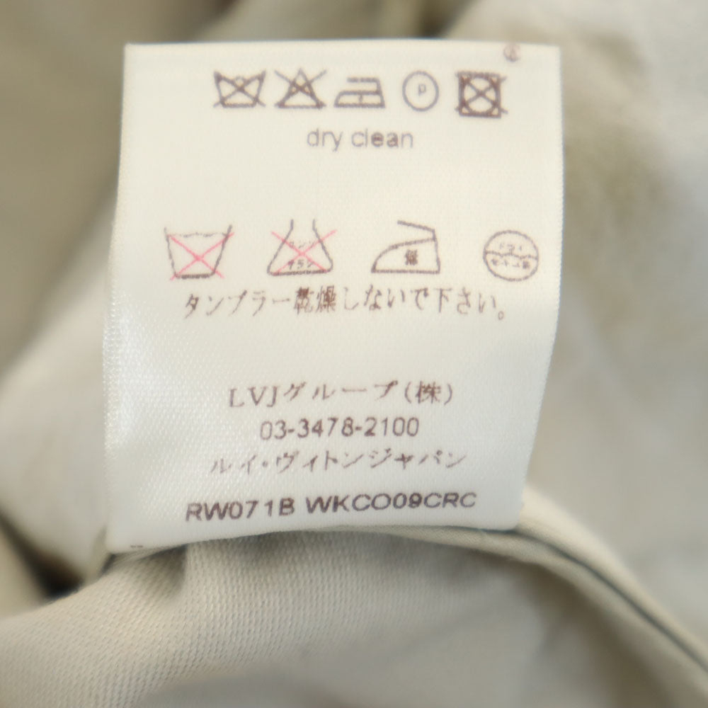 LOUIS VUITTON Trench Coat Beige Size 36