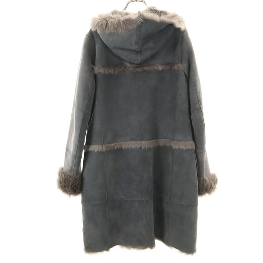 Banana Republic Gray Real Fur Shearling Coat Size S