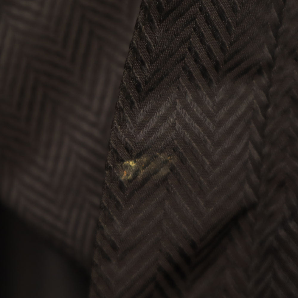 ARMANI COLLEZIONI Italian Herringbone Mac Coat Gray Size 50
