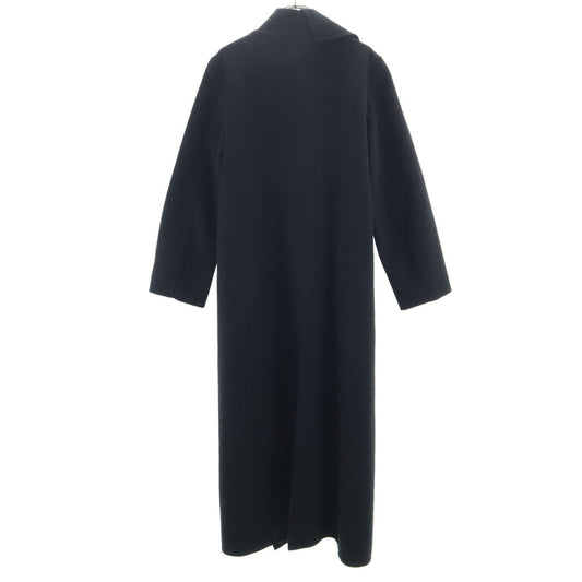 AMERI UNDRESSED Wool Blend Frill Collar Coat Black Size M
