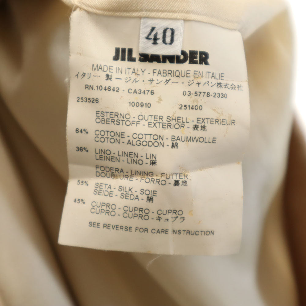 JIL SANDER Italian Chester Coat Pink Size 40