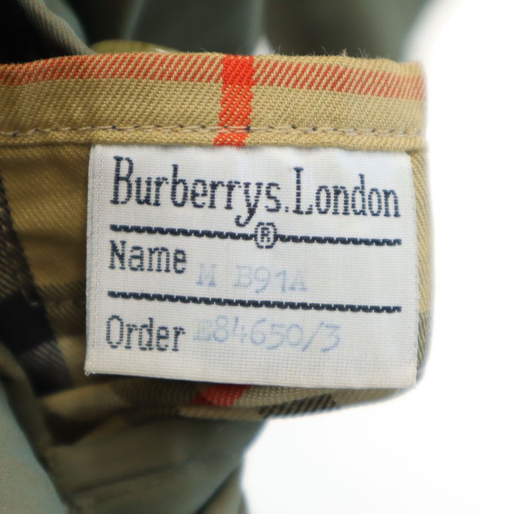 Burberrys 80s 90s Vintage Nova Check Trench Coat