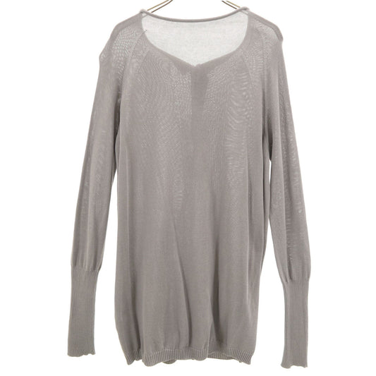 Y's Made in Japan Long Sleeve Pullover Sweater Gray Size 2