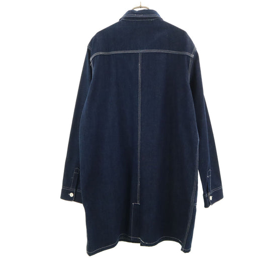 LAPINE Long Sleeve Denim Shirt Dress Indigo Size 42