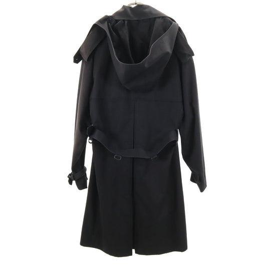LAD MUSICIAN Japan Made Dark Navy Trench Coat Size 44