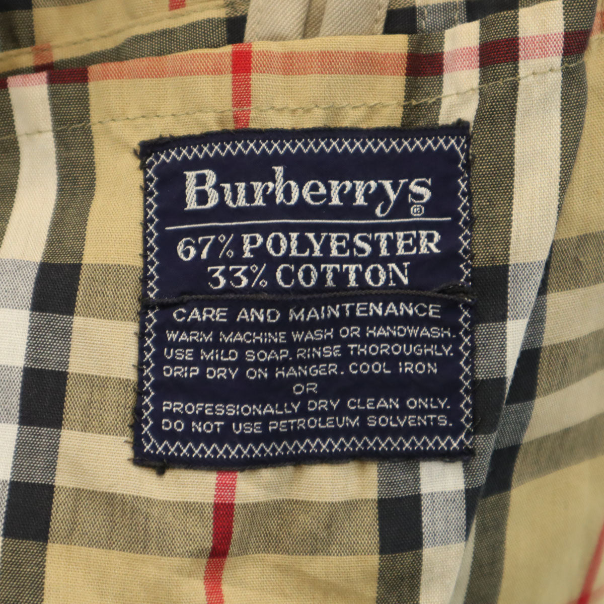 Burberrys 80s Vintage Balmacaan Coat Beige