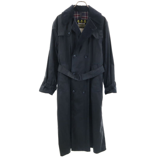 Barbour 90s Oiled Trench Coat Gray Size C36