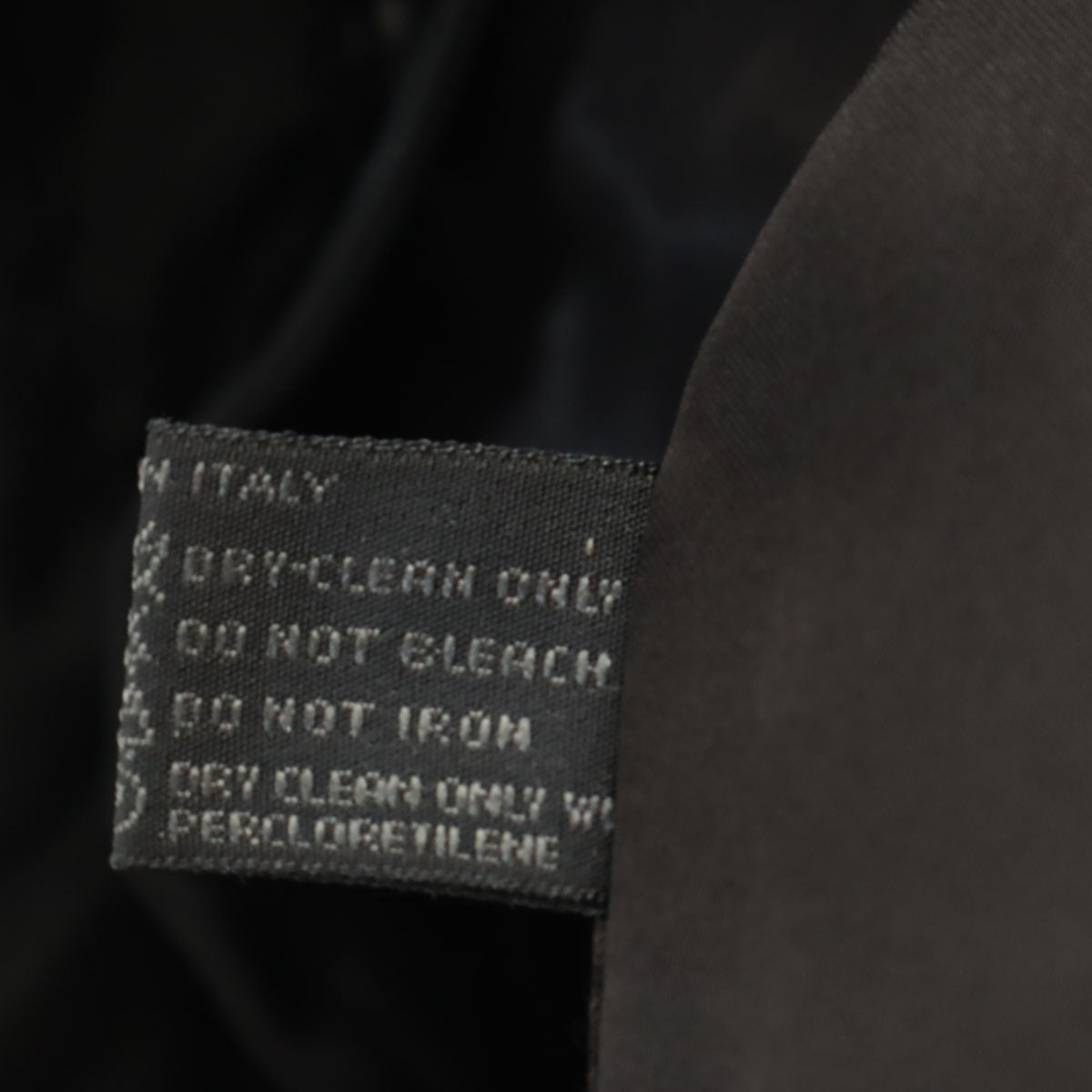 PRADA Italian Lined Stand Collar Coat Black Size L