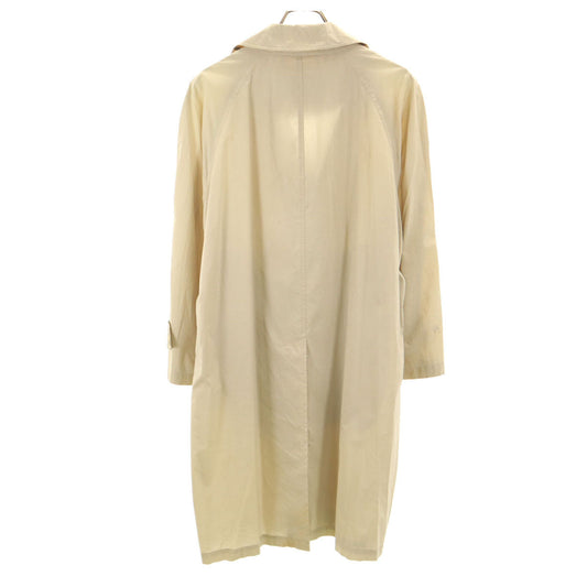Burberrys 90s Vintage Spring Balmacaan Coat Beige