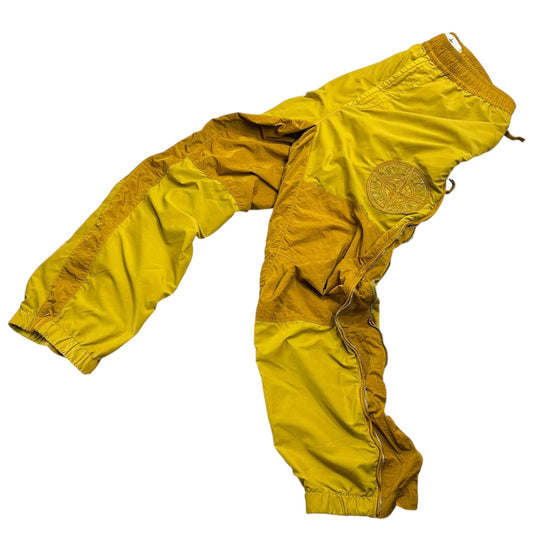 STONE ISLAND 24AW Brushed Nylon Loose Pants Yellow Size W31