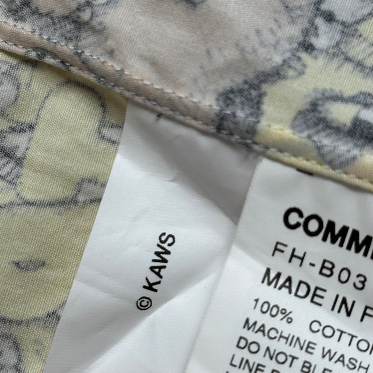 COMME des GARCONS SHIRT 21AW KAWS Graphic Shirt Multi Size S