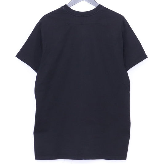 GIVENCHY Gold Logo Print T-Shirt Black Size XXS