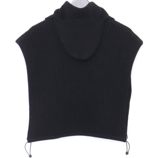 Y-3 Hooded Half-Zip Vest Black One Size