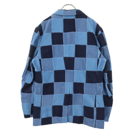 FEEL EASY Made in Japan Patchwork Blazer Blue Size M