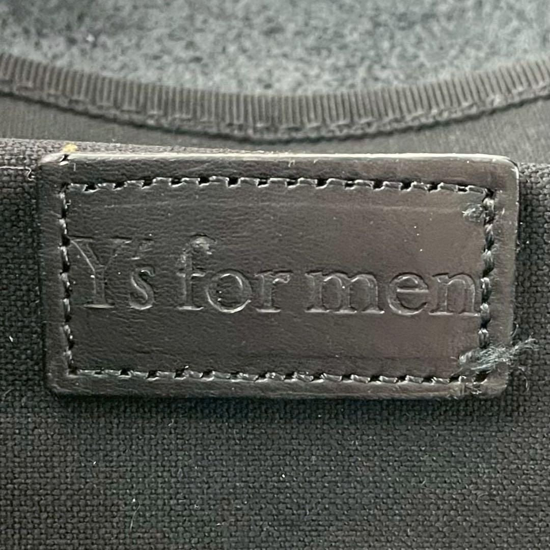 Y's for men Canvas Leather Boston Bag Black Size ONE SIZE