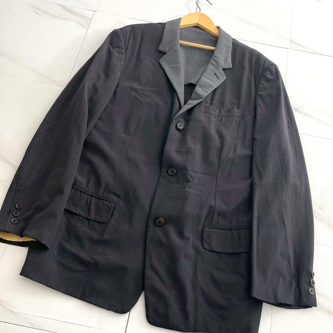 Y's for men Panel Wool Tailored Jacket Black Size XL