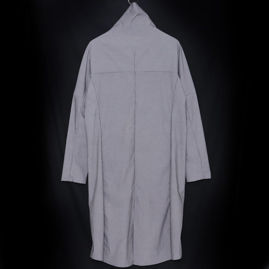 INCARNATION Loose-neck Stretch Coat #2 Unlined Gray Size S
