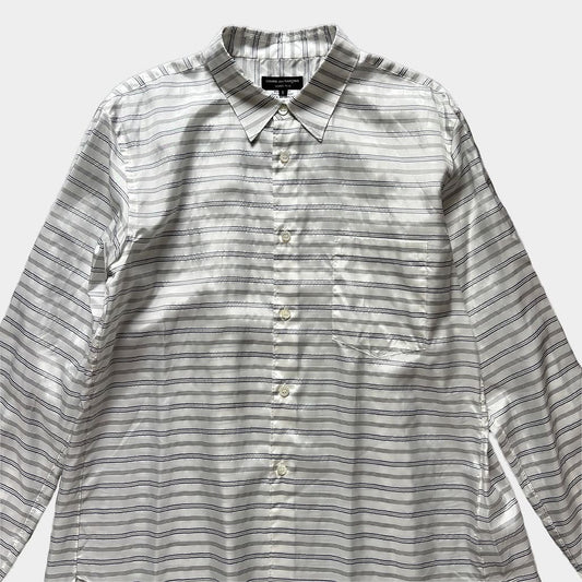 COMME DES GARCONS HOMME PLUS 24AW Striped Shirt White Size S