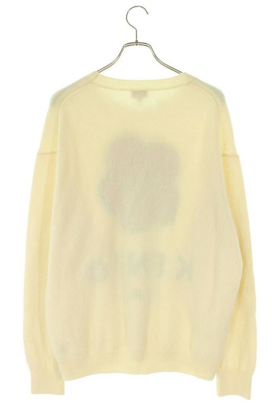 Kenzo Crewneck Knit Sweater White Size XL