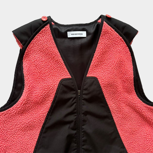 KIKO KOSTADINOV 20AW Zip Up Vest Black Size 48