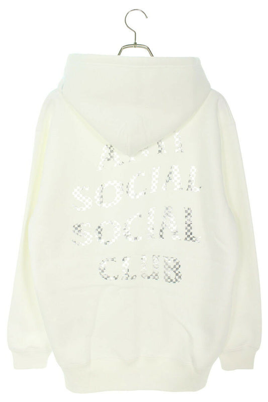 Anti Social Social Club x SEQUEL 23AW Logo Print Hoodie White Size L
