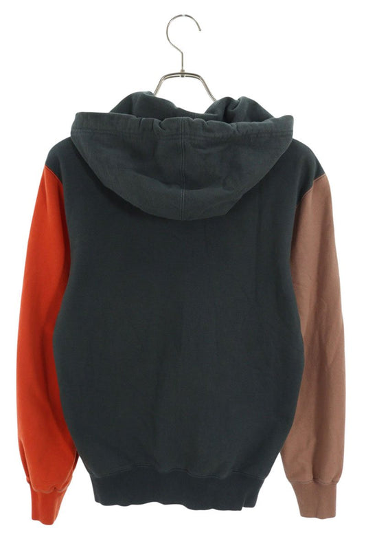 Comme des Garcons AD2020 Zip Up Hoodie Green x Orange x Brown Size S