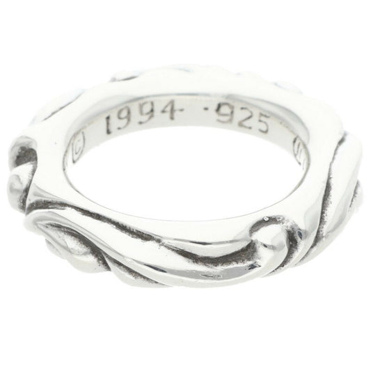 Chrome Hearts SCRL BAND Silver Ring Size ONE SIZE