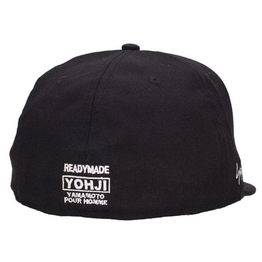YOHJI YAMAMOTO POUR HOMME x READYMADE Patchwork Logo Hat Black Size 7.375