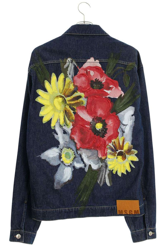 MSGM Denim Jacket Blue Size S