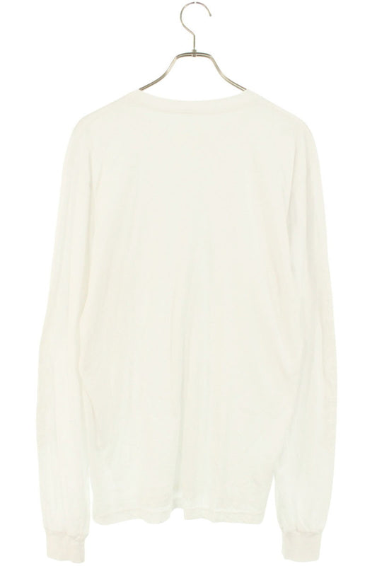 Chrome Hearts Neck Logo Long Sleeve Tee White Size L