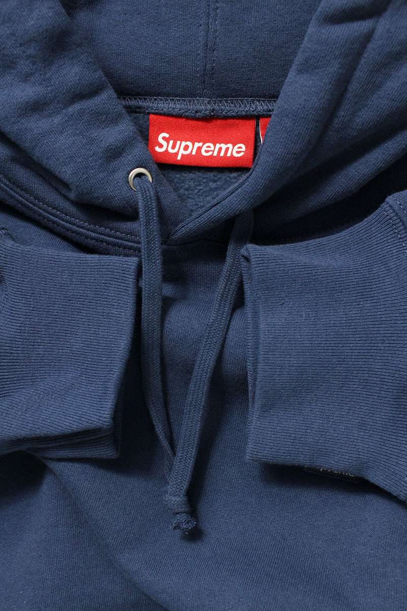 Supreme 25SS Small Box Hooded Sweatshirt Blue Size L
