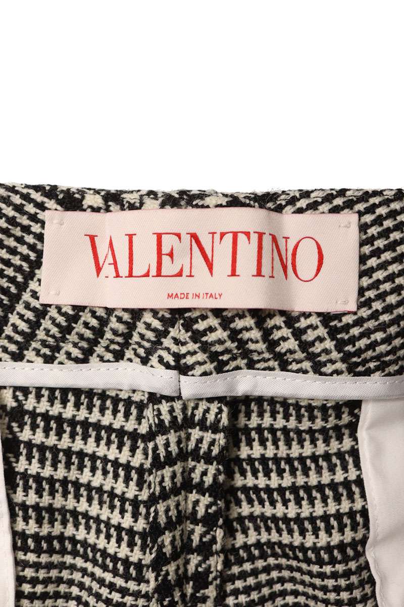 Valentino Long Pants White x Black US 37