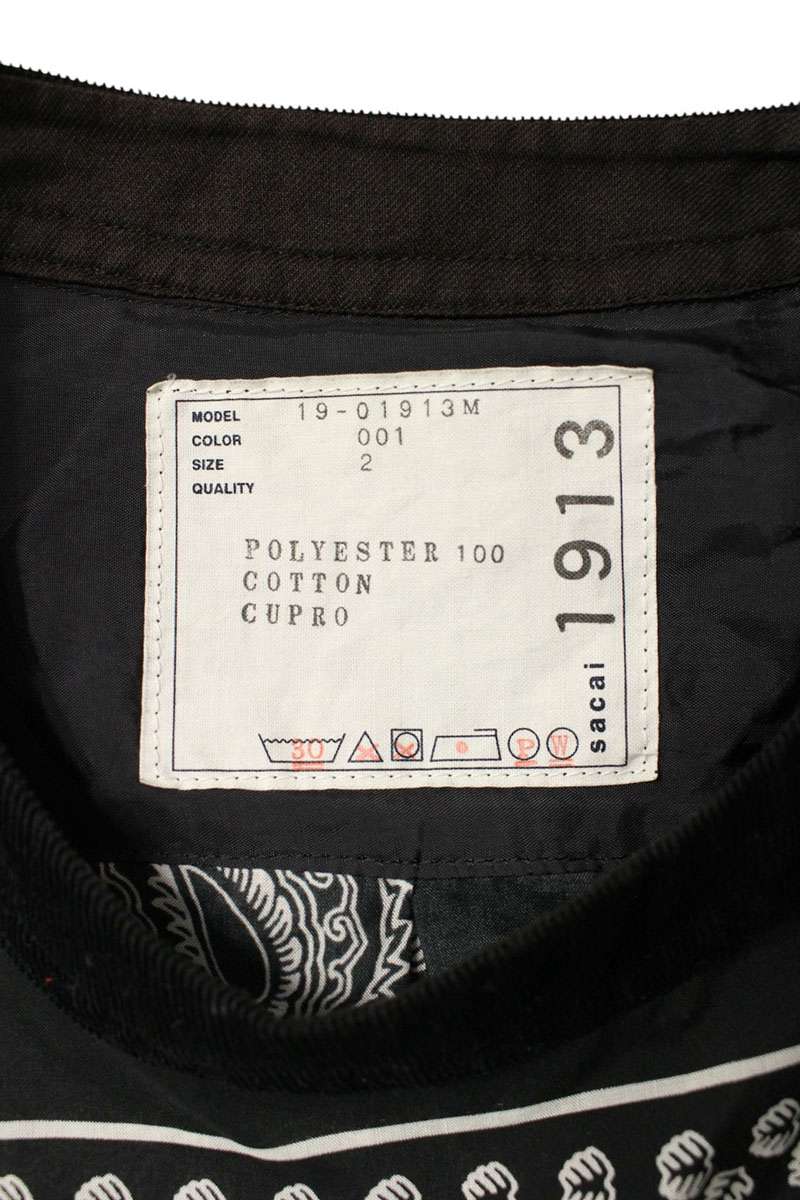 Sacai Bandana Print T-Shirt Size M