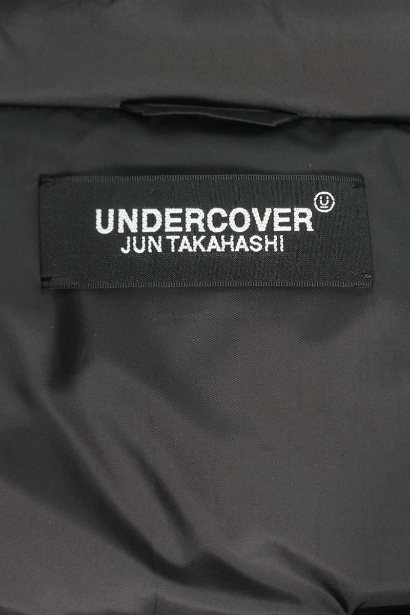 Undercover 24AW Logo Print Leather Jacket Black Size 3