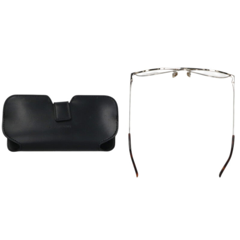 Saint Laurent Paris Tear Drop Sunglass Gold x Brown One Size