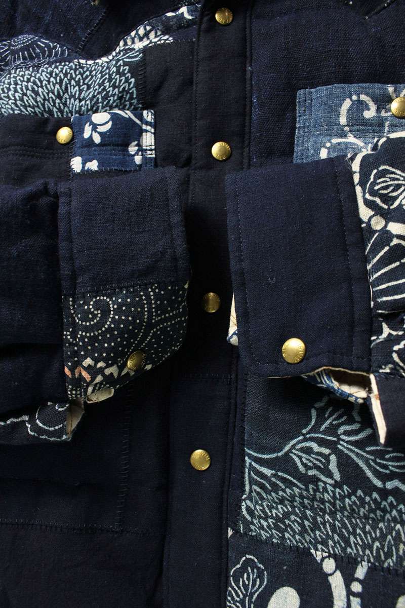 VISVIM 18AW ICT Kerchief Down Jacket KOFU Patchwork Size M