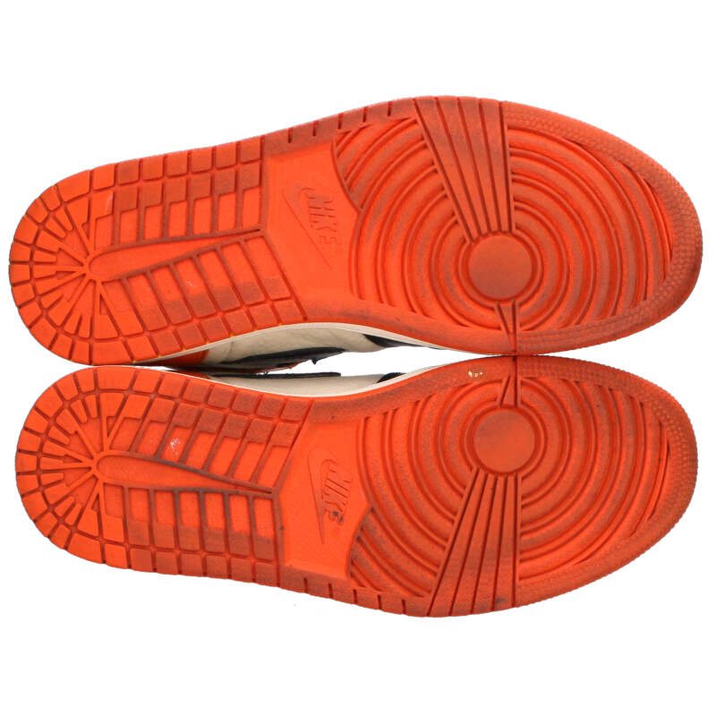 Nike Sneakers Black x Orange x White Size 26cm