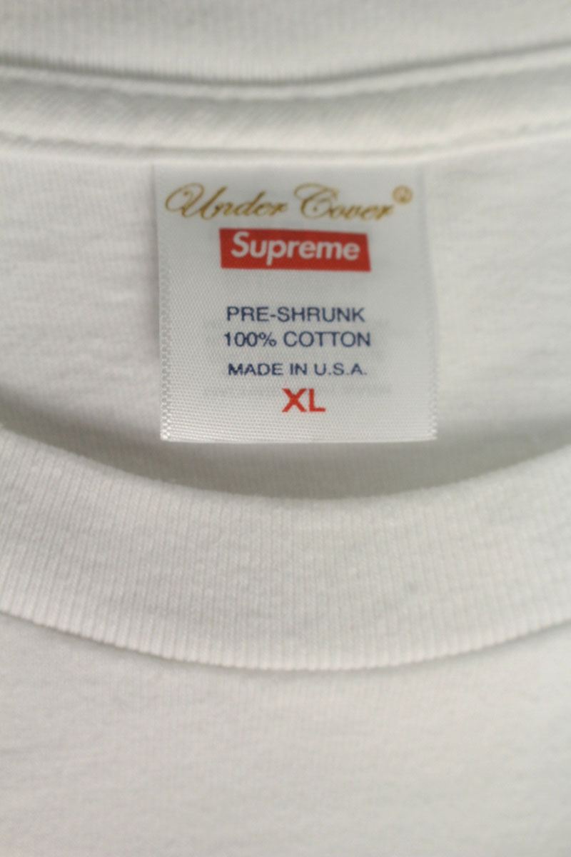 Supreme x Undercover 23SS Lupin Tee Print T-Shirt White Size XL