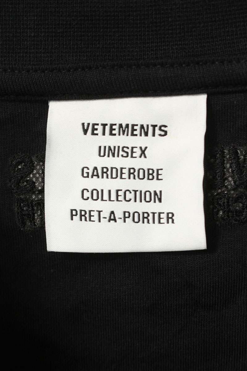 Vetements 25AW BlackDecadenceIsAVirtue T-Shirt Black Size S