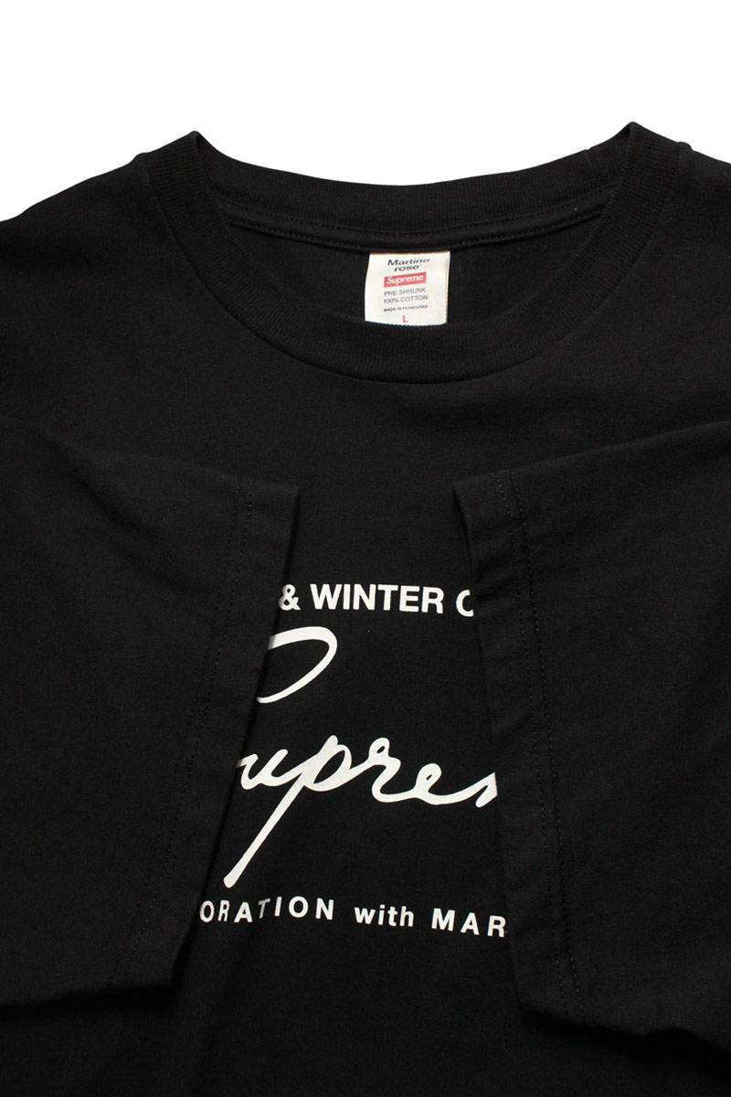 Supreme x MARTIN ROSE 24FW T-Shirt Black Size L