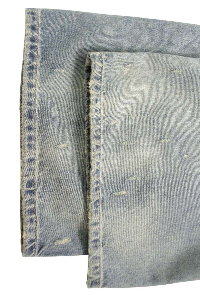 BALENCIAGA Distressed Low-Crotch Jeans Blue Size 30