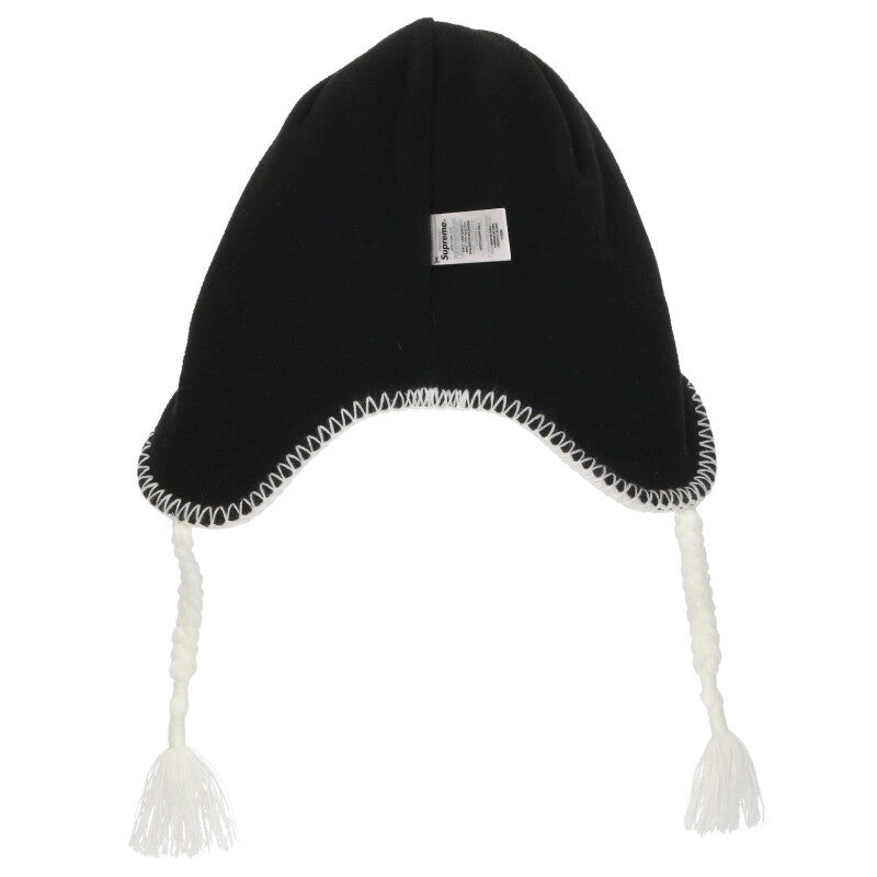 SUPREME 25AW Earflap Applique Beanie White Size ONE SIZE