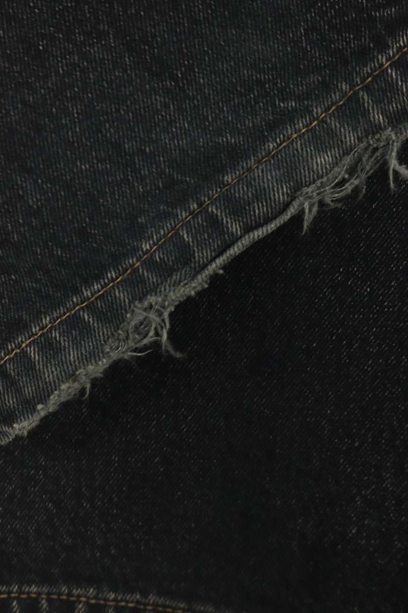 BALENCIAGA Cargo Baggy Denim Pants Black Size 30