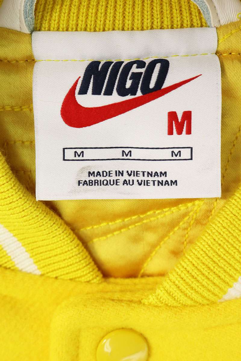 Nike x NIGO Jacket Yellow x White Size M