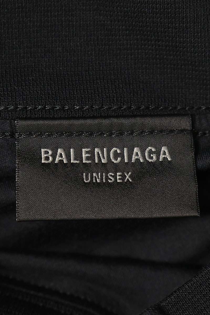 BALENCIAGA Inside Logo Sport T-Shirt Black Size XXL