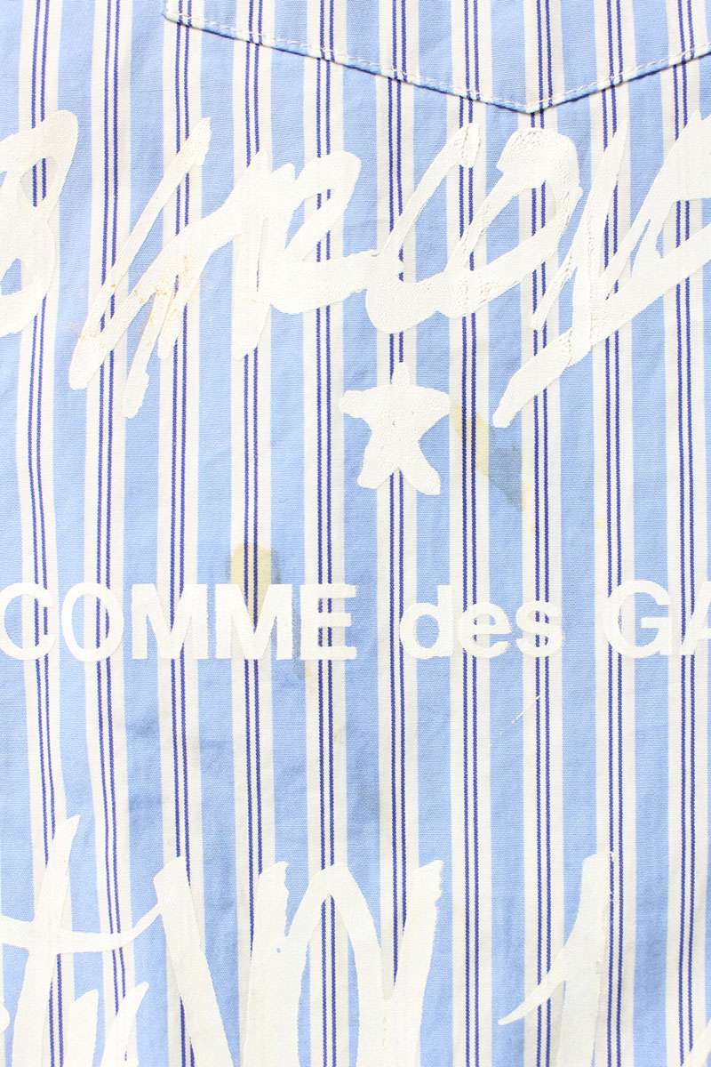 Comme des Garcons x AP Nast All-Over Print Long Sleeve Shirt Size M