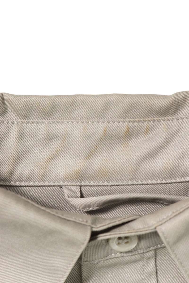 Balenciaga BB Logo Embroidered Cotton Blouson Gray Size 39