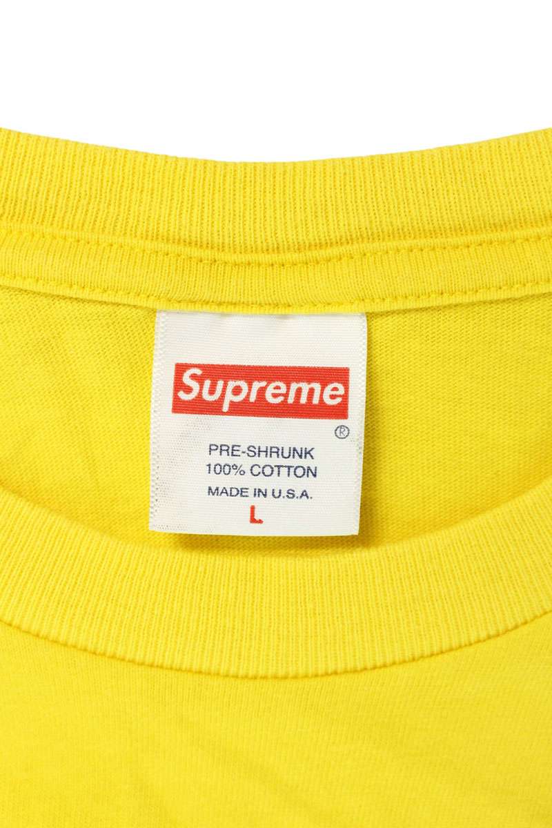 Supreme 23SS Eyewear Tee T-Shirt Yellow Size L