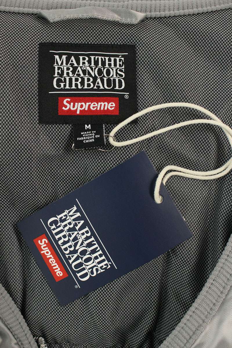 Supreme x FRANCOIS GIRBAUD 25SS Down Puffer Vest Silver Size M